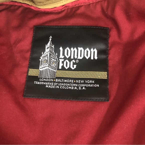 London Fog Men’s Front Zip Jacket Lined Black Sz XL Long - Picture 9 of 15